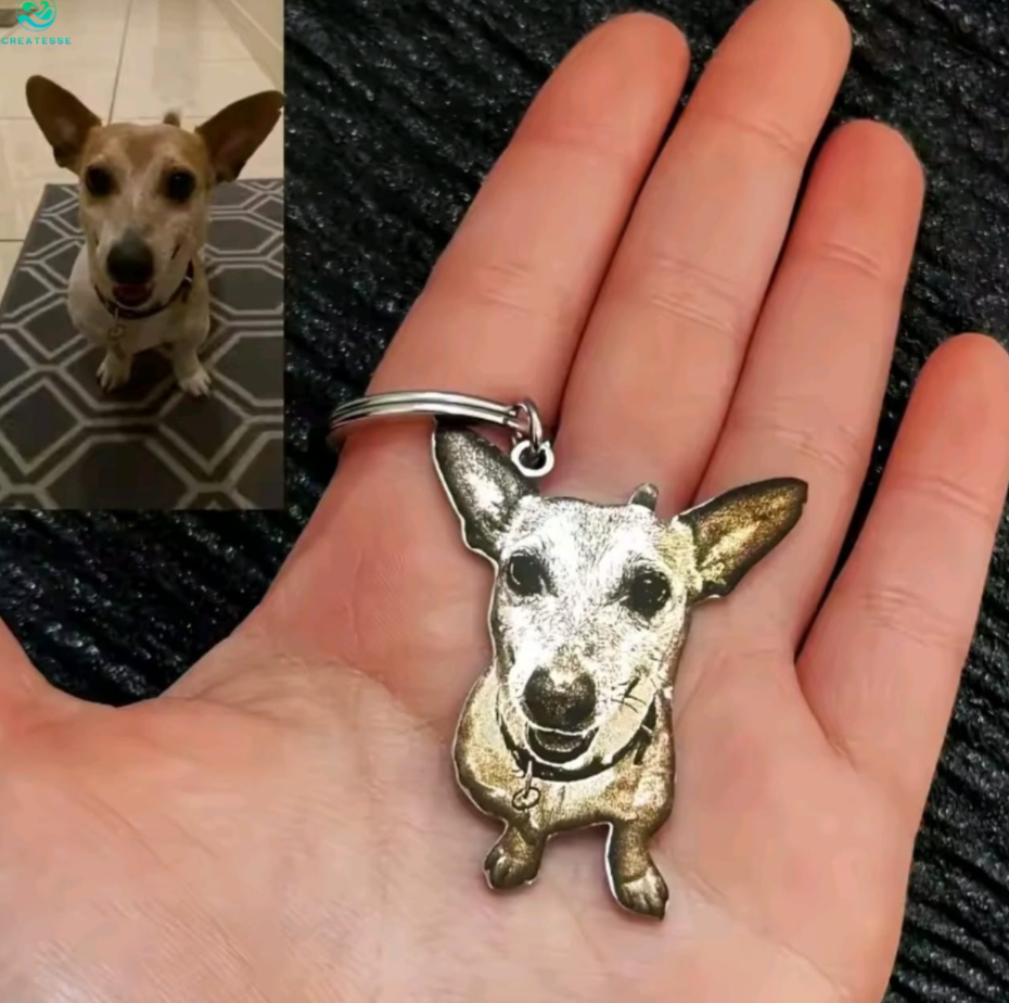 Llavero con Imagen de Mascota