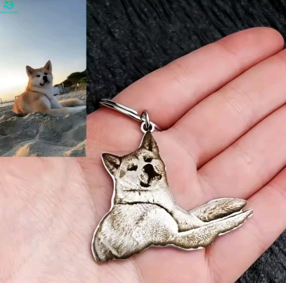 Llavero con Imagen de Mascota