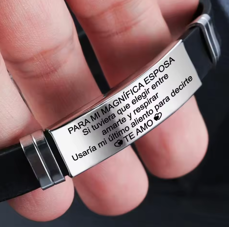 Pulsera con Dedicatoria
