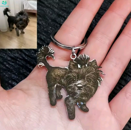 Llavero con Imagen de Mascota
