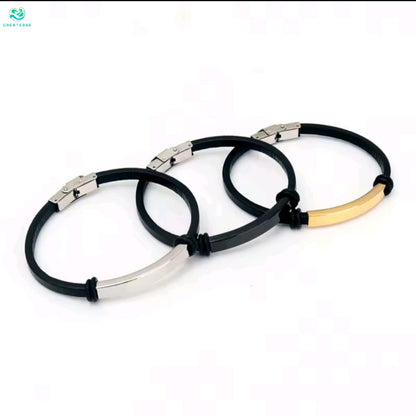 Pulsera de Cuero Grabada