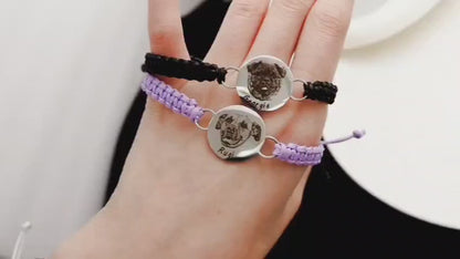 Pulsera con Grabado de Mascota
