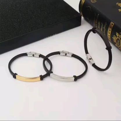 Pulsera de Cuero Grabada