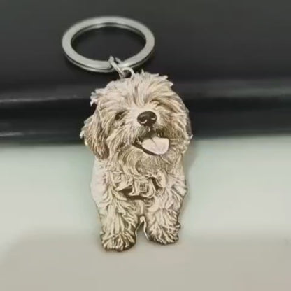 Llavero con Imagen de Mascota