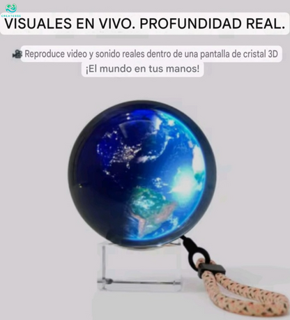 Esfera de Cristal Luz LED