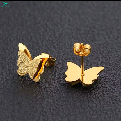 Aretes mariposa